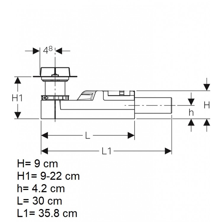 Dušas kanālu montāžas komplekts Geberit CleanLine, 154.150.00.1