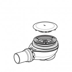 Dušas sifons Geberit d90, 150.551.21.1