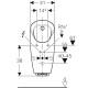 Pisuārs ar integrētu sensora bloku Geberit Preda 230V, 116.072.0