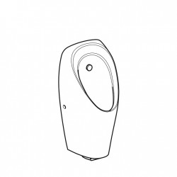 Pisuārs ar integrētu sensora bloku Geberit Tamina 230V, 116.142.