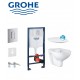 Komplekts Grohe Bau Rimless WC+rāmis Rapid SL+poga (C)