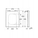 Tualetes poda vāks ar Soft Close Grohe Cube Ceramic, 39488000