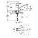 Virtuves izlietnes maisītājs GROHE Eurosmart Cosmo 31170000