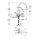 Virtuves izlietnes maisītājs GROHE BauCurve 31536001
