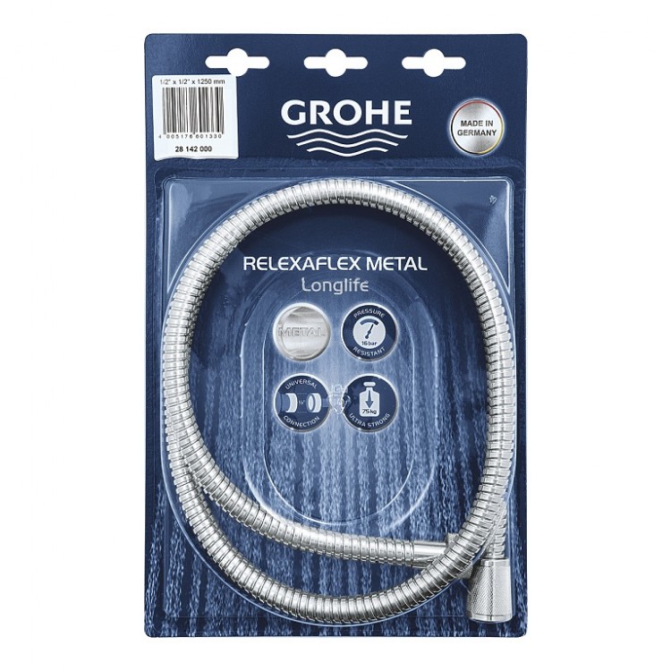 Dušas šļūtene Grohe Relaxaflex Longlife 1.25m, 28142000