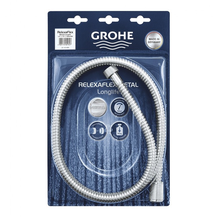 Dušas šļūtene Grohe Relaxaflex Longlife 1.5m, 28143KS1