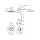 Dušas sistēma iebūvējamā GROHE SmartControl, 34705000