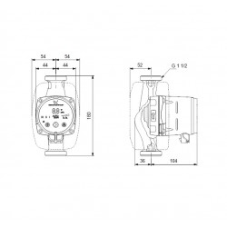 Cirkulācijas sūknis Grundfos Alpha 2 25-40 180, 99411165
