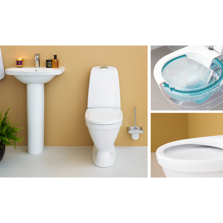 Tualetes pods Gustavsberg Nautic 1510 ar soft Close vāku GB111510201331