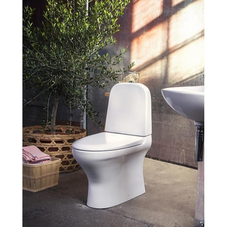 Tualetes pods Gustavsberg Estetic 8300 ar soft Close vāku GB1183002R1231G