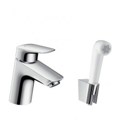 Izlietnes maisītājs ar bidetta rokas dušu Hansgrohe Logis, 71290000