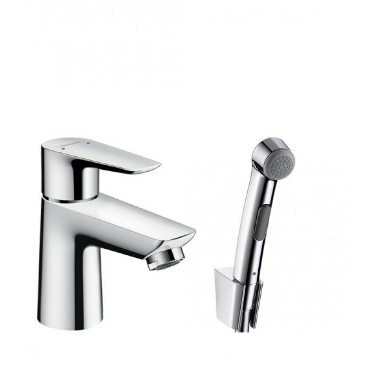 Izlietnes maisītājs ar bidetta rokas dušu Hansgrohe Talis E, 71729000