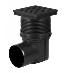 Lietus ūdeņu traps HACO KVB DN110 C , horizontāls