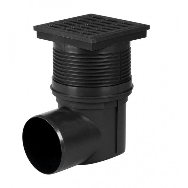 Lietus ūdeņu traps HACO KVB DN110 C , horizontāls