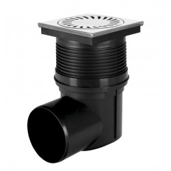 Lietus ūdeņu traps HACO KVB DN110 N, horizontāls