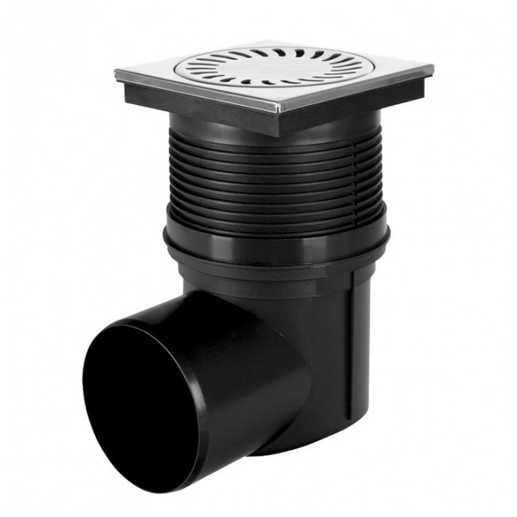 Lietus ūdeņu traps HACO KVB DN110 N, horizontāls