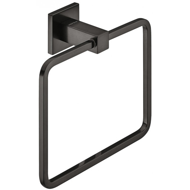 Dvieļu turētājs HAFELE, melns 980.60.673