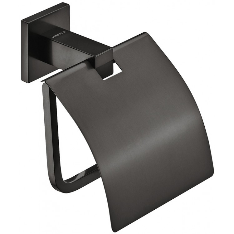 Tualetes papīra turētājs HAFELE, melns 980.60.703