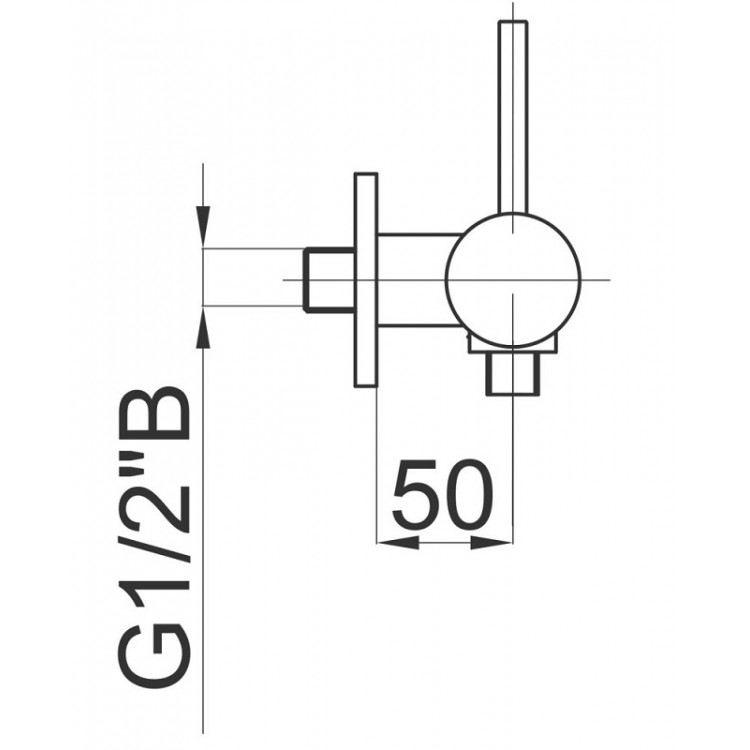 Dušas maisītājs HERZ-FRESH, hroms UH00434