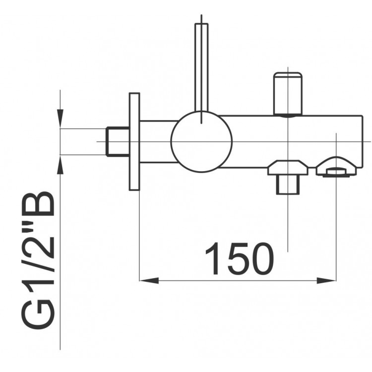 Vannas un dušas maisītājs HERZ-FRESH, hroms UH00334