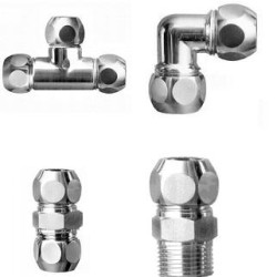 Hromēti kompresijas veidgabali