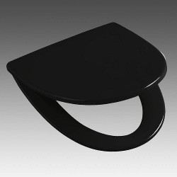 Tualetes poda vāks IFO SIGN Art, melns 99265