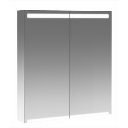 Vannas istabas skapītis ar spoguli IFO Option 60 LED Middle, balts 47185