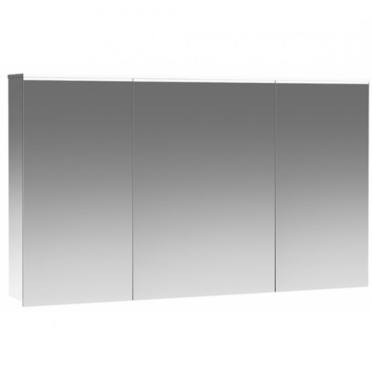 Vannas istabas skapītis ar spoguli IFO Option 120 LED High, balts 47189