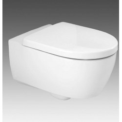 Tualetes pods piekaramais Geberit iCON Rimfree ar Soft Close vāku