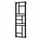 Dvieļu žāvētājs Instal Projekt Mondrian 400x832mm, melns