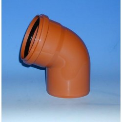 PVC Ārdarbu kanalizācijas līkums DN110 67°
