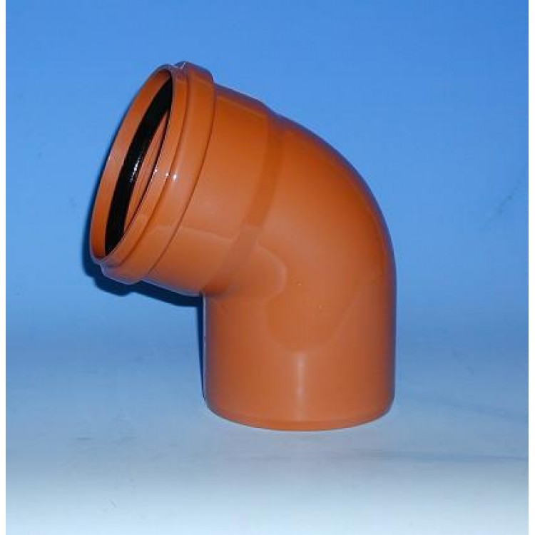 PVC Ārdarbu kanalizācijas līkums DN110 67°