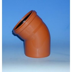 PVC Ārdarbu kanalizācijas līkums DN160 45°