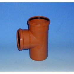 PVC Ārdarbu kanalizācijas atzars Dn110/110 87.5°