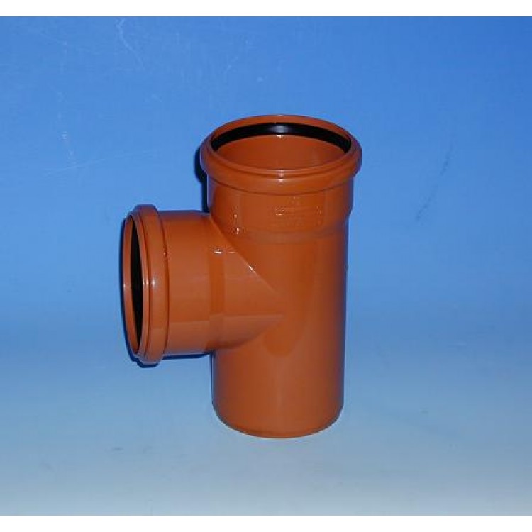 PVC Ārdarbu kanalizācijas atzars Dn110/110 87.5°