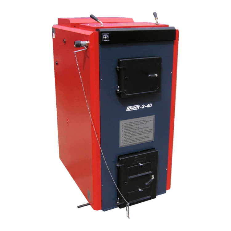 Cietā kurināmā apkures katls Kalvis K2-40 40kW