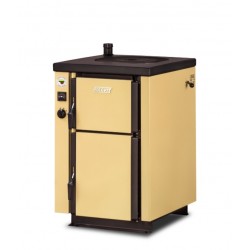 Cietā kurināmā apkures katls Kalvis ar plītsvirsmu K4B-1N 13kW