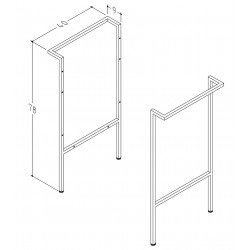 Skapīšu sānu rāmis Kame BIG AC192