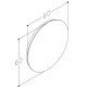 Spogulis ar LED apgaismojumu Kame ROUND 60cm