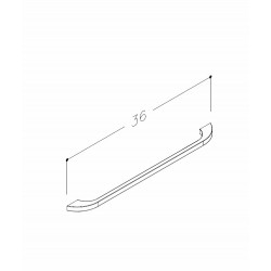 Mēbeļu rokturis KAME 36 cm, H7/360CH