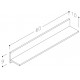 Vannas istabas Plaukts Kame 60cm, AC1601-60/H11
