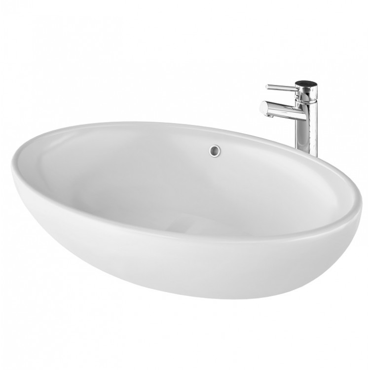 Vannas istabas uzliekamā izlietne KAME UOVO 63x42cm, WB634214