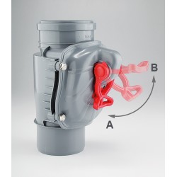 Karmat Kanalizācijas pretvārsts, vertikāls DN110