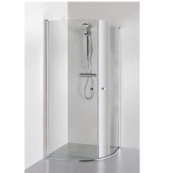 Dušas stūris pusapaļš Baltijos Brasta KATARINA 80x80cm