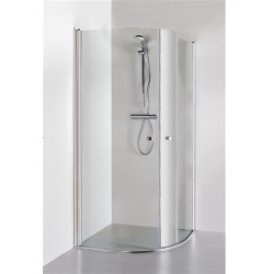 Dušas stūris pusapaļš Baltijos Brasta KATARINA 80x80cm