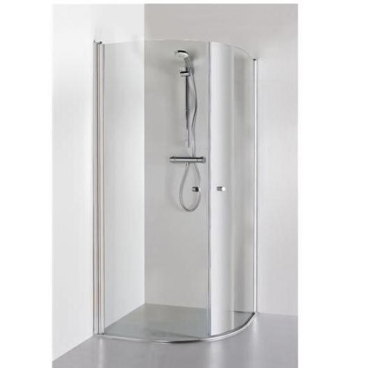 Dušas stūris pusapaļš Baltijos Brasta KATARINA 80x80cm