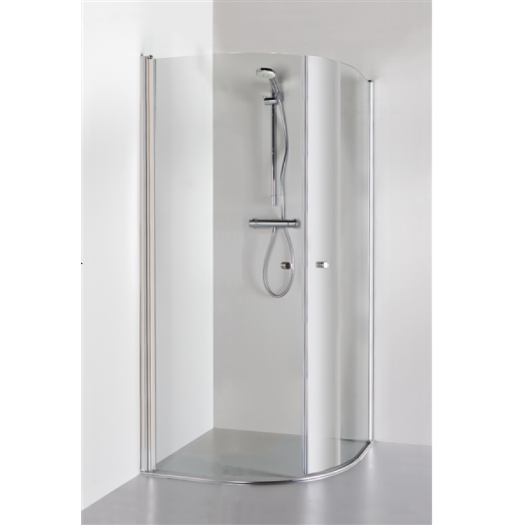 Dušas stūris pusapaļš Baltijos Brasta KATARINA 80x80cm