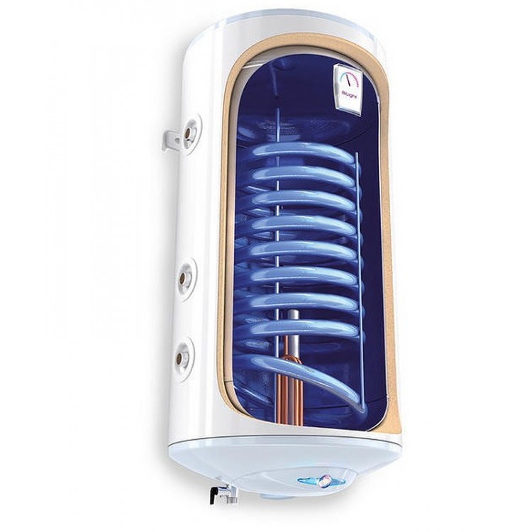 Kombinētais ūdens sildītājs (boileris) Tesy Bilight GCV9S 150L, kreisais