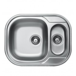 Virtuves izlietne Kromevye Bianca 620x480mm, EC155