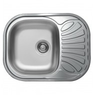 Virtuves izlietne Kromevye Bianca 620x480mm, EC305